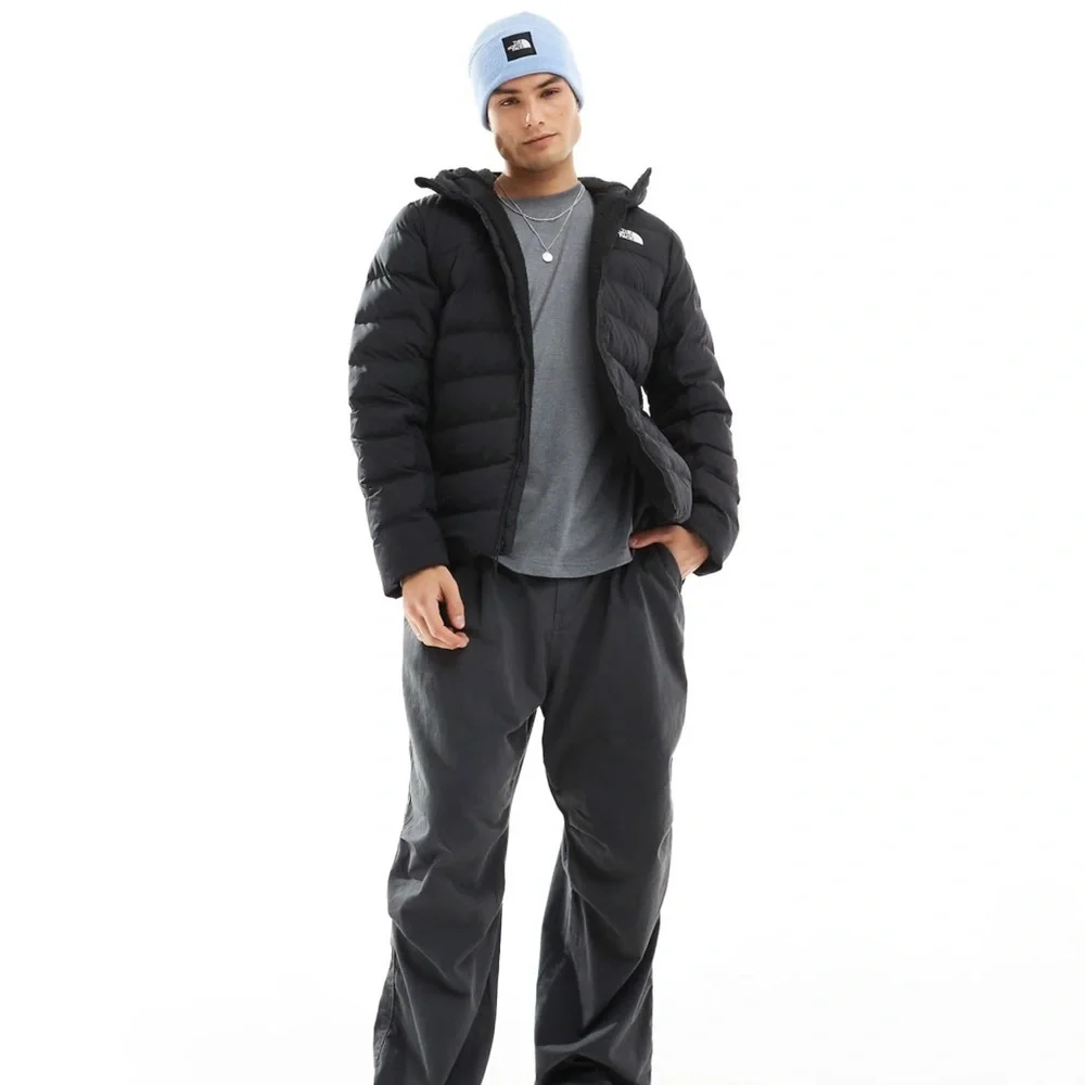 The North Face Men's Charcoal Puffer Jacket
